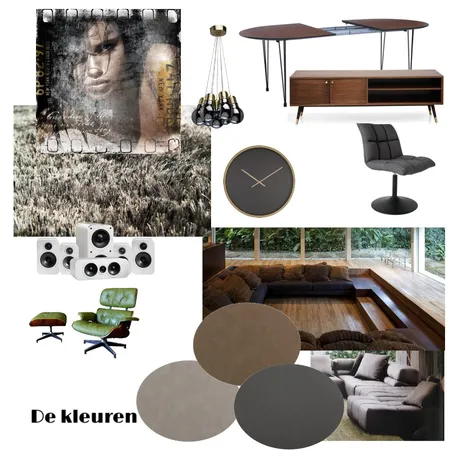 Living room masculine and comfortable Interior Design Mood Board by minou on Style Sourcebook
