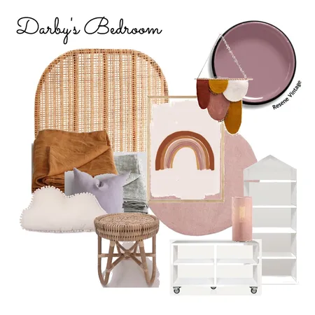 Darby's Bedroom Interior Design Mood Board by lucydesignltd on Style Sourcebook