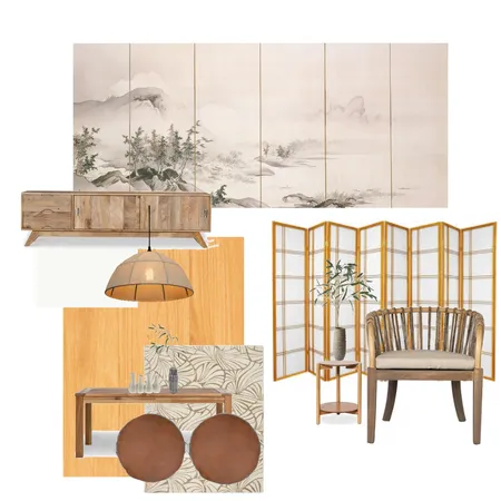 Japanese Style Interior Design Mood Board by sysin on Style Sourcebook