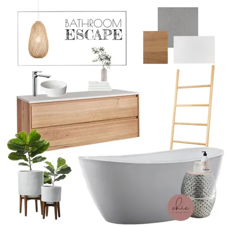 Bathroom ESCAPE Interior Design Mood Board by ChicDesigns on Style Sourcebook