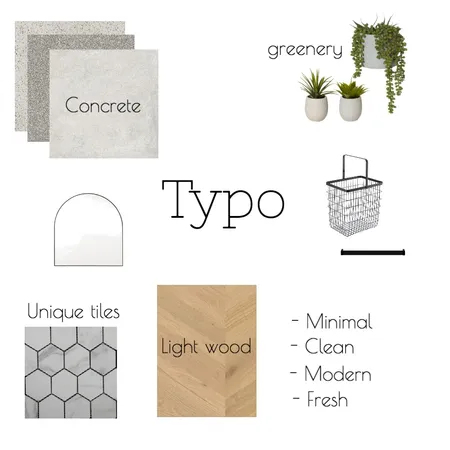 Typo Interior Design Mood Board by natkorovilas on Style Sourcebook