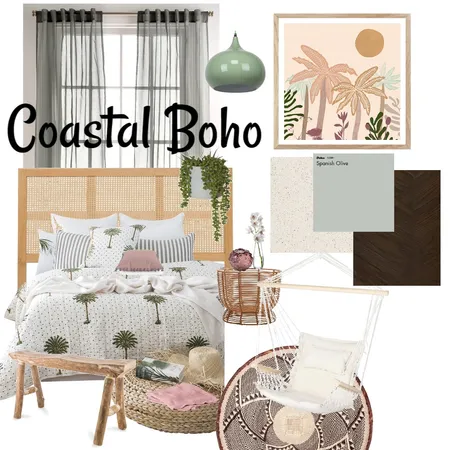 Coastal Bedroom Interior Design Mood Board by CasTilbrook on Style Sourcebook