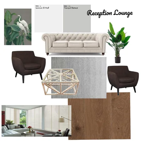 Reception Lounge Interior Design Mood Board by Maxibaby on Style Sourcebook
