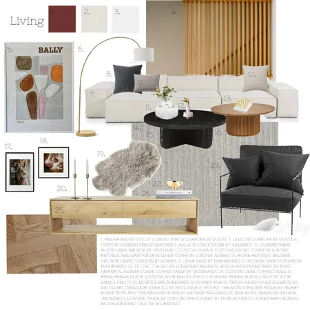 Living Area Interior Design Mood Board by VickyW on Style Sourcebook