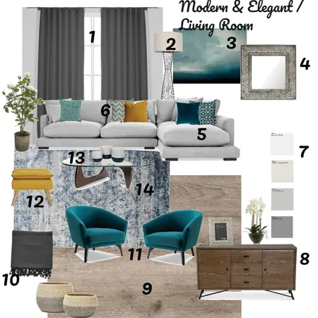 Living Room Interior Design Mood Board by Melandie on Style Sourcebook