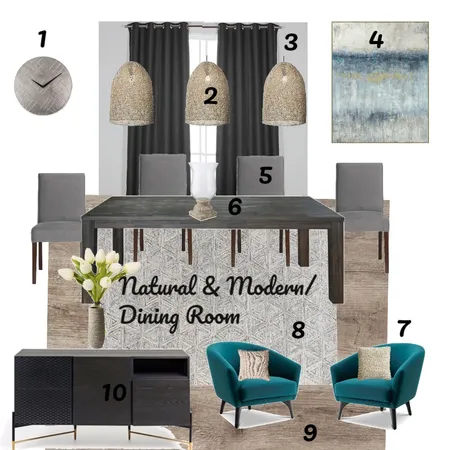 Dining Room Interior Design Mood Board by Melandie on Style Sourcebook