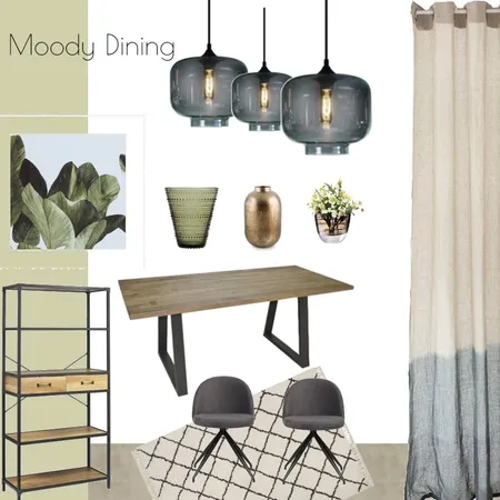 Moody Dining Interior Design Mood Board by Leonif on Style Sourcebook