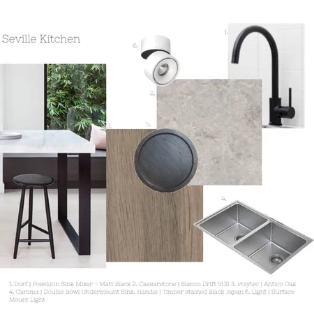 Seville Kitchen Interior Design Mood Board by Rawson Homes on Style Sourcebook