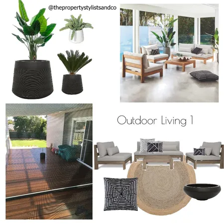 Blair Ave Outdoor Living 1 Interior Design Mood Board by The Property Stylists & Co on Style Sourcebook