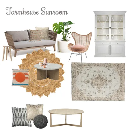 Sunroom Interior Design Mood Board by Style and Leaf Co on Style Sourcebook