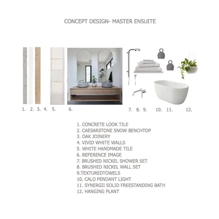 Master Ensuite Interior Design Mood Board by Emerald Pear  on Style Sourcebook