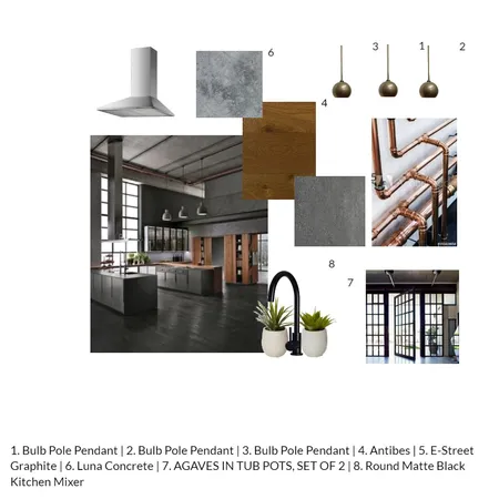 industrial kitchen Interior Design Mood Board by saraj23 on Style Sourcebook