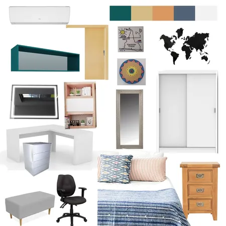 Projeto ap 108 - Quarto Interior Design Mood Board by jumakeit on Style Sourcebook
