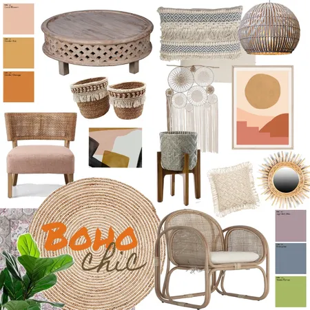 BOHO CHIC 2 Interior Design Mood Board by mochabbr on Style Sourcebook