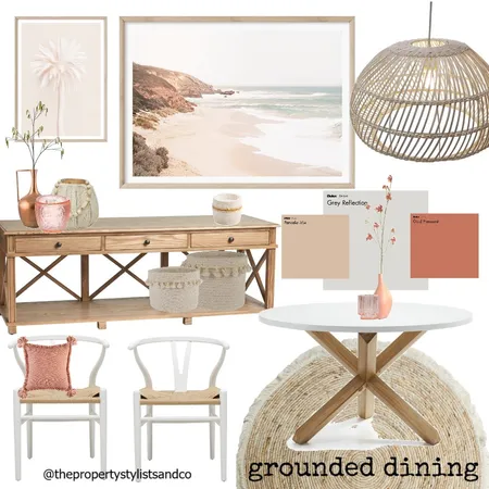 grounded dining Interior Design Mood Board by The Property Stylists & Co on Style Sourcebook