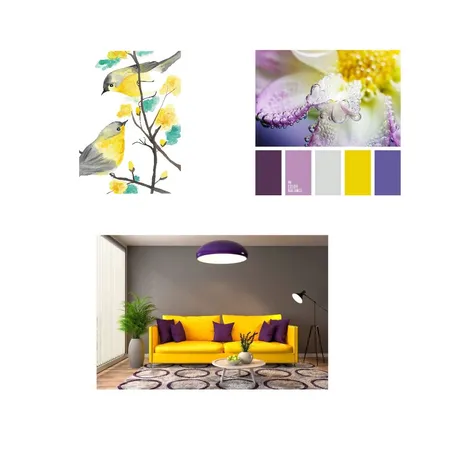 Yellow birds Interior Design Mood Board by ElenaZ on Style Sourcebook