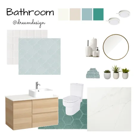 Simplistic Bathroom Interior Design Mood Board by Designer's Instinct on Style Sourcebook