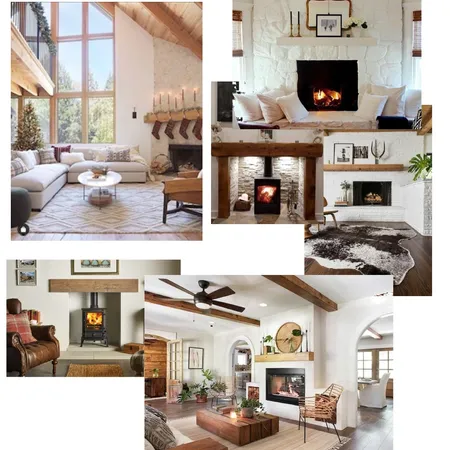 Steph &amp; Travis Fireplace Interior Design Mood Board by BeauInteriors on Style Sourcebook