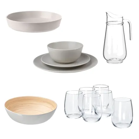 Dishes and Glassware Interior Design Mood Board by sparker on Style Sourcebook