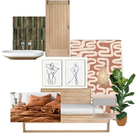 Bedroom Furniture Layout Interior Design Mood Board by zoewells on Style Sourcebook