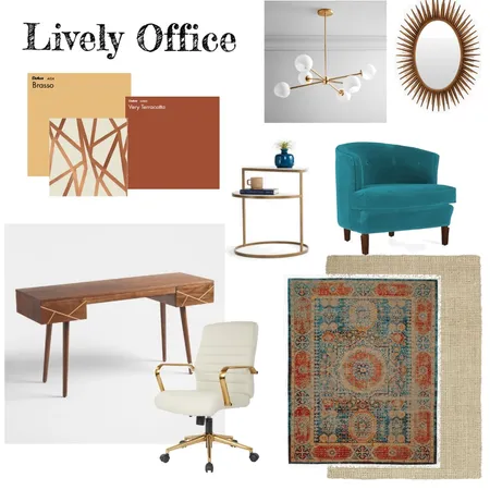 Lively Office Interior Design Mood Board by pbwilliams14 on Style Sourcebook