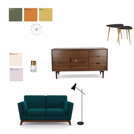 Mid Century Modern Interior Design Mood Board by ElmfieldEight on Style Sourcebook
