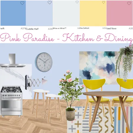 Pink Paradise - Kitchen and Dining Interior Design Mood Board by Kohesive on Style Sourcebook