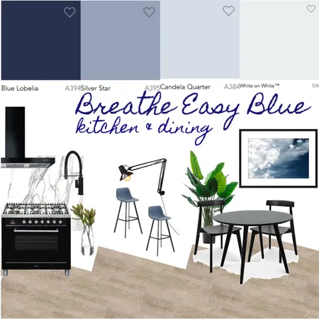 Breathe Easy Blue - Kitchen &amp; Dining Interior Design Mood Board by Kohesive on Style Sourcebook