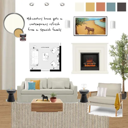 module9/living room Interior Design Mood Board by Reka Fabian on Style Sourcebook