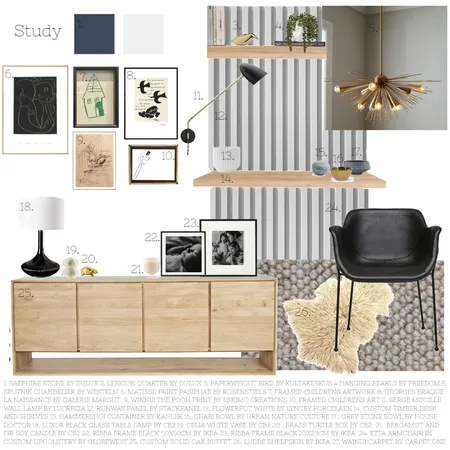 Study Interior Design Mood Board by VickyW on Style Sourcebook