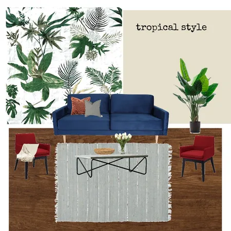 tropical Interior Design Mood Board by Areej on Style Sourcebook