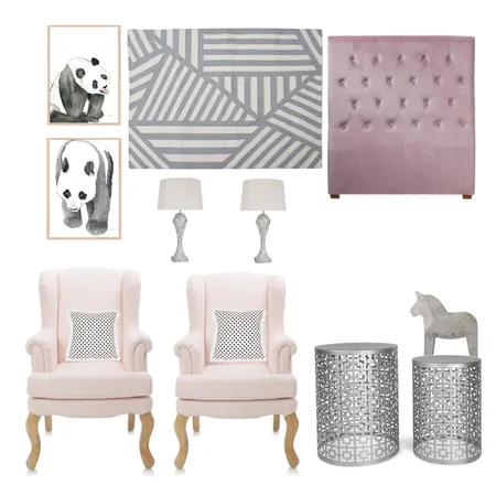 PRINCESS ROOM INSPO -I.D MY DESIGNS Interior Design Mood Board by I.D MY DESIGNS on Style Sourcebook