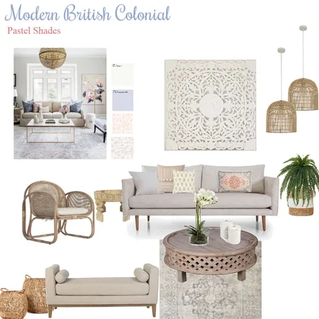 Modern British Colonial Interior Design Mood Board by design_by_raichel on Style Sourcebook