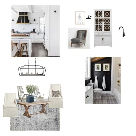 Modern Farmhouse Interior Design Mood Board by Laurén Interiors on Style Sourcebook