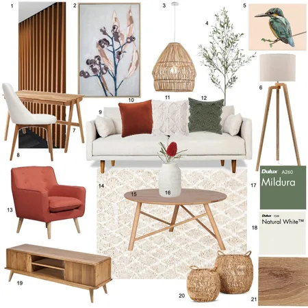 Family Room Interior Design Mood Board by Mood Indigo Styling on Style Sourcebook