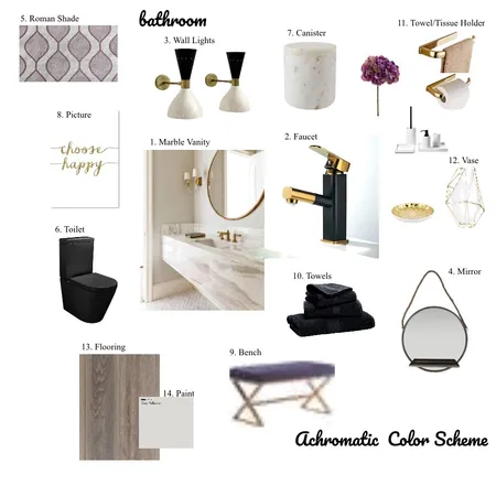 BATHROOM Interior Design Mood Board by Doreen on Style Sourcebook