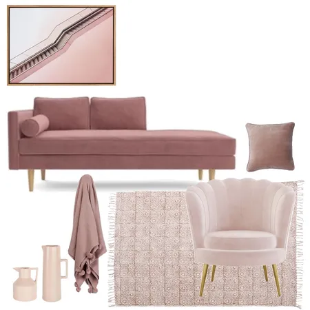 Pink edit Interior Design Mood Board by Thediydecorator on Style Sourcebook