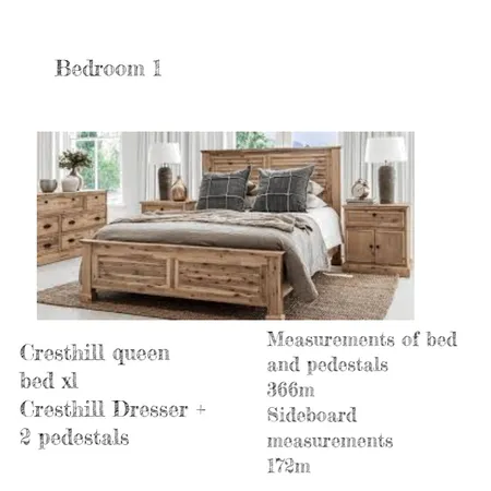 Cresthill bed Interior Design Mood Board by MICHAULLA on Style Sourcebook