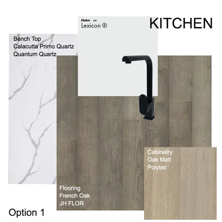 Kitchen Option 1 a 7 Richard street Interior Design Mood Board by Urban Habitat on Style Sourcebook