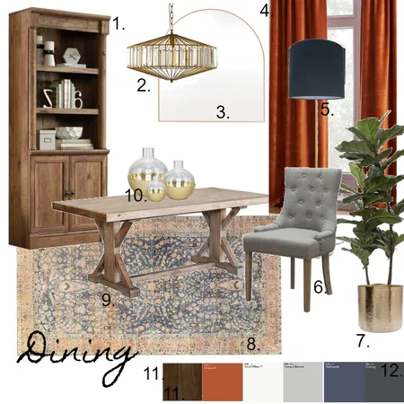 Dining Interior Design Mood Board by h_mcfarlane on Style Sourcebook
