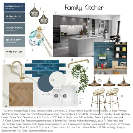 Family Kitchen Interior Design Mood Board by JSelby on Style Sourcebook