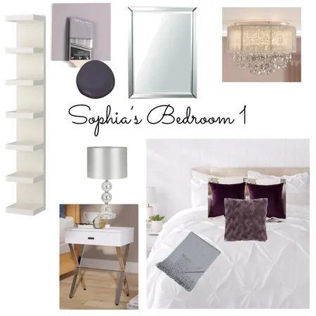 Sophia’s bedroom Interior Design Mood Board by HaughtonHouse on Style Sourcebook