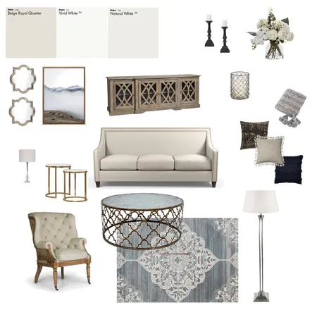 Module 9 Lounge Room Interior Design Mood Board by MelanieJane on Style Sourcebook
