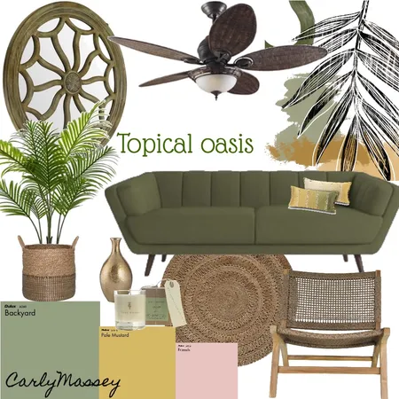 Tropical Interior Design Mood Board by CarlyMM on Style Sourcebook