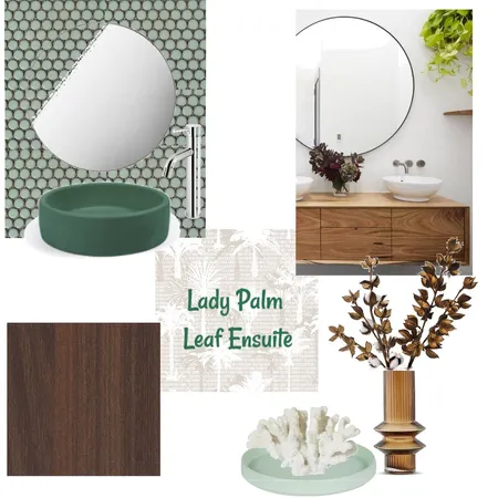 lady palm leaf ensuite Interior Design Mood Board by stylebeginnings on Style Sourcebook
