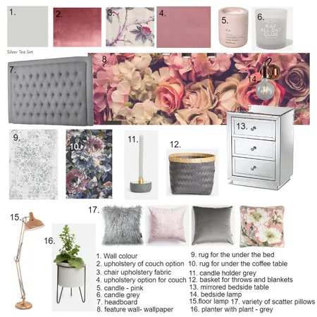 guest room sample board Interior Design Mood Board by NadiaG1991 on Style Sourcebook