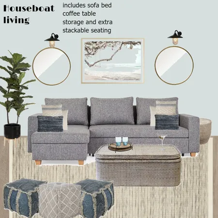 Holiday Houseboat Interior Design Mood Board by Jo Laidlow on Style Sourcebook