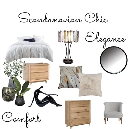 Scandanavian Chic Interior Design Mood Board by House of Poppi  on Style Sourcebook