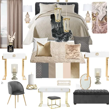 chambre amir 01 Interior Design Mood Board by sady on Style Sourcebook