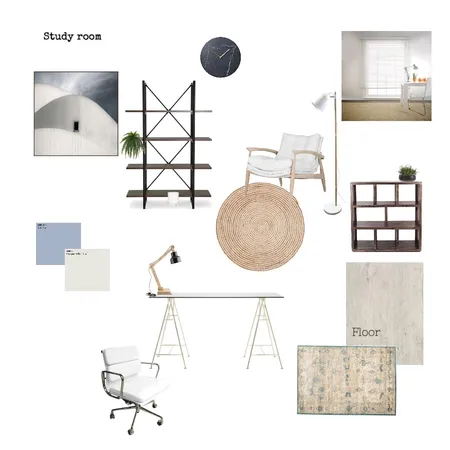 03 Study room Interior Design Mood Board by KayceeChen on Style Sourcebook